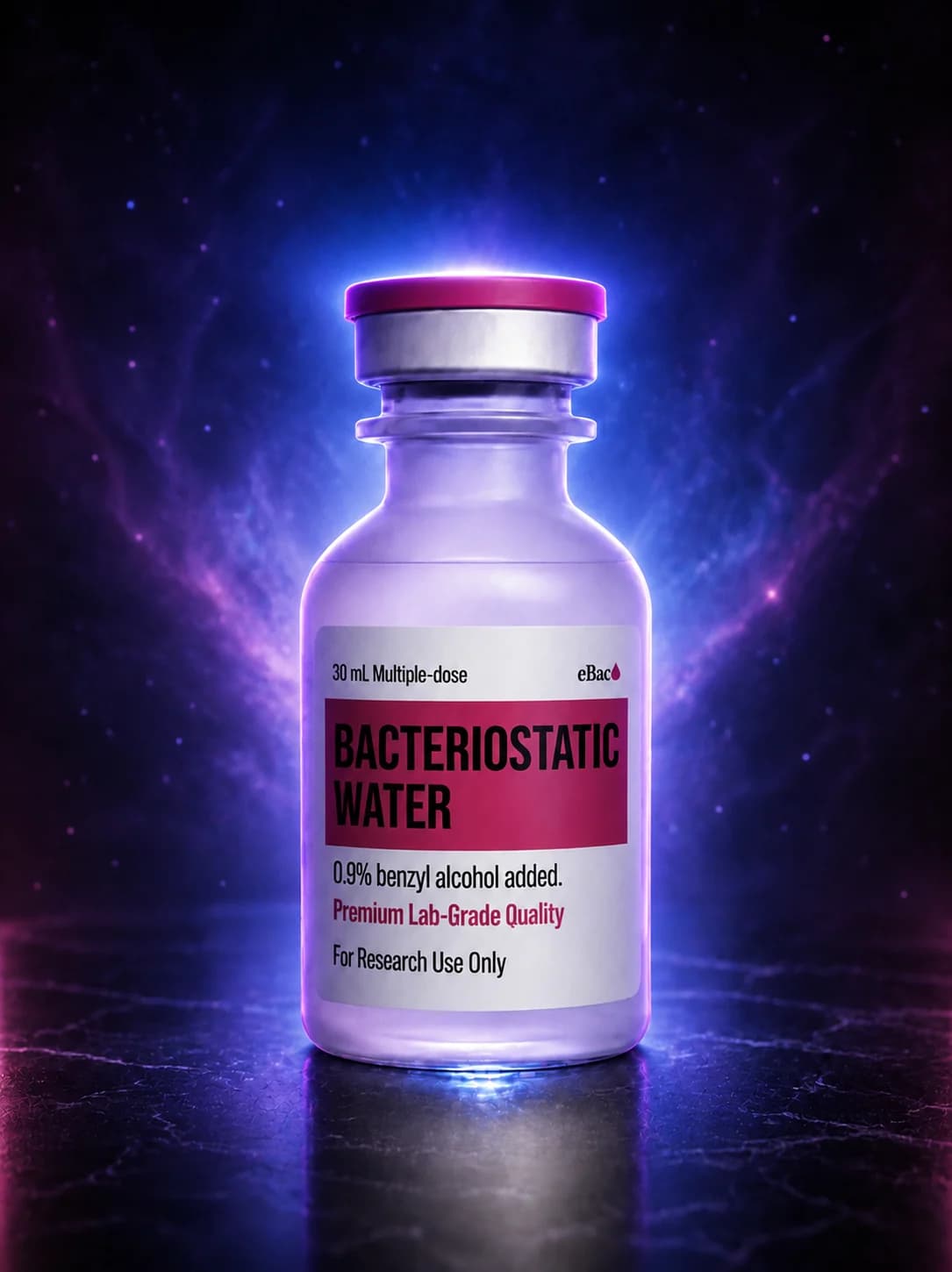 Bacteriostatic Water 30mL (Generic) vial